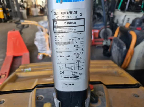 CATERPILLAR elektromos raklapemelő