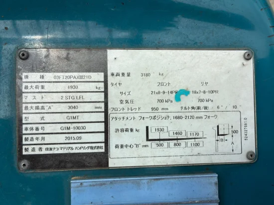 targonca SUMITOMO