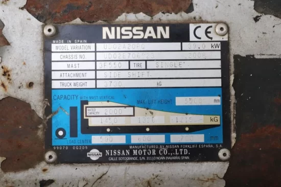targonca NISSAN/UNICARRIERS