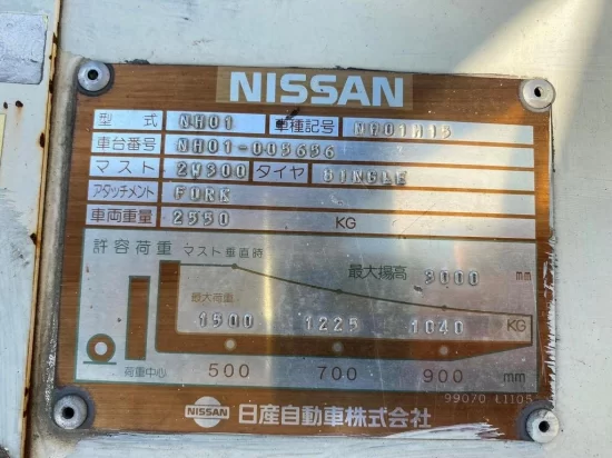targonca NISSAN/UNICARRIERS