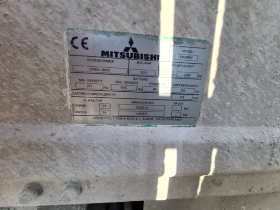 targonca MITSUBISHI