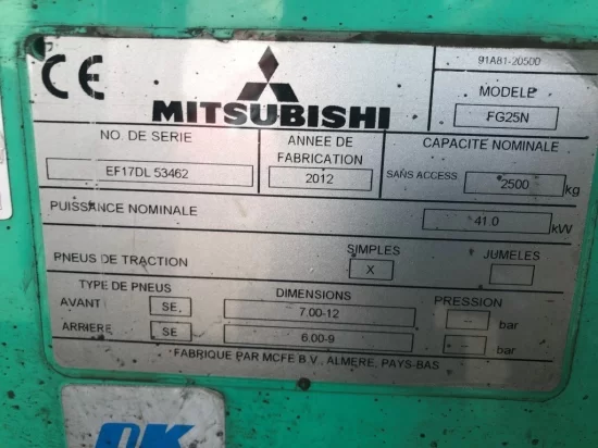 targonca MITSUBISHI