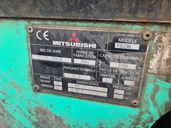 targonca MITSUBISHI
