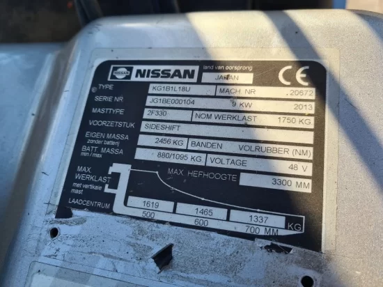 targonca NISSAN/UNICARRIERS