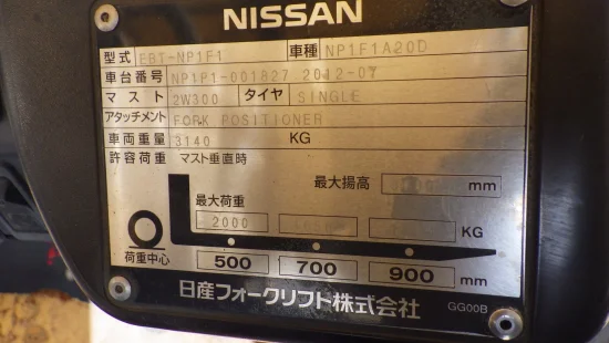 targonca NISSAN/UNICARRIERS