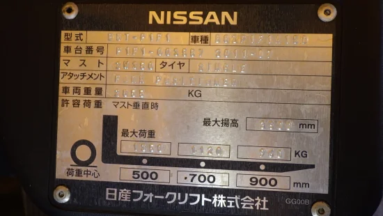 targonca NISSAN/UNICARRIERS