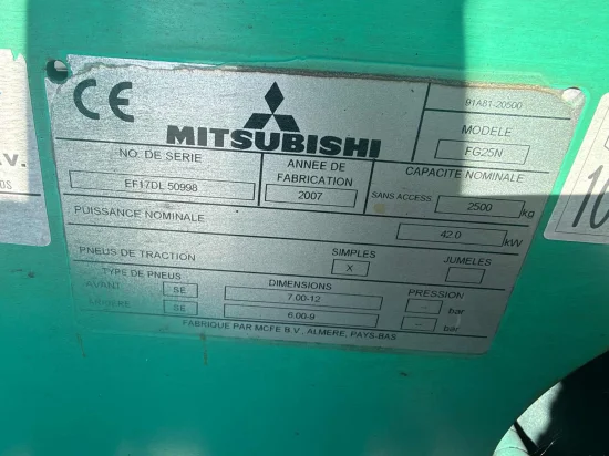 targonca MITSUBISHI