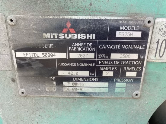 targonca MITSUBISHI