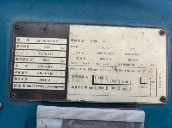 targonca SUMITOMO