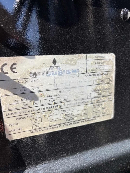 targonca MITSUBISHI